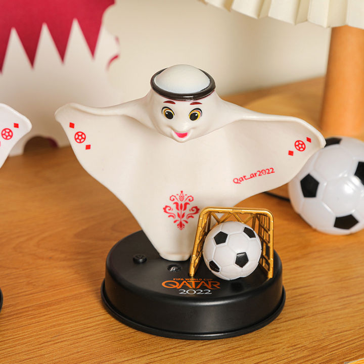 มิ่งขวัญตุ๊กตา-มีไฟ-world-cup-qatar-2022-laeeb-ของสะสม-ของขวัญวันเกิด-มิ่งขวัญสร้างสรรค์ฟุตบอลตุ๊กตา-ของที่ระลึก-บอลโลก