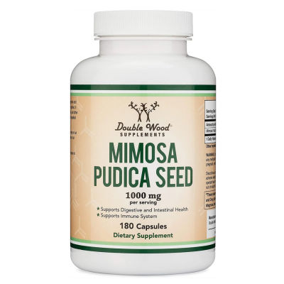 Double Wood - Mimosa Pudica Extract 1000 mg 180 แคปซูล วิตามินเมล็ดไมยราพ​