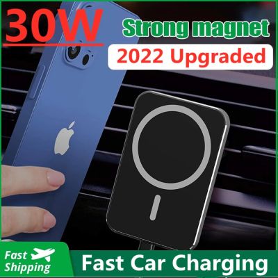 30W Magnetic Wireless Chargers Car Air Vent Stand Mount Phone Holder For iPhone 13 12 pro max Fast Wireless Charging Station