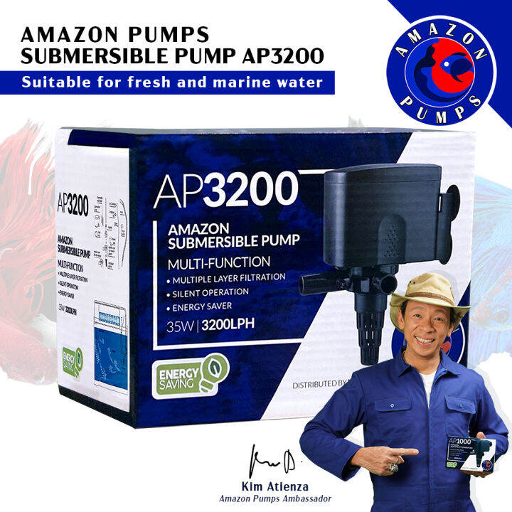 Amazon Powerhead Air Pump Submersible (Three Inlet Strainer) Lazada PH