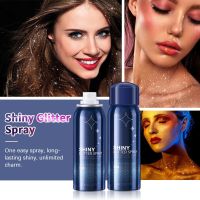 พร้อมส่ง สเปรย์กลิตเตอร์ glitter spray ฉีดผม ฉีดตัว ฉีดเสื้อผ้า สเปรย์กลิตเตอร์วิ้งค์วับ ฉีดตัว ฉีดผม ฉีดเสื้อผ้า กากเพชรอัดกระป๋อง สเปรย์