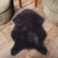 [A Warm] MUZZI SHEEP Shape Faux Fur Sheepsincover Seat Pad SoftHairy PlainFur พรมห้องนอนพรมสีม่วง