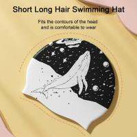 Stylish Ear Protection Swim Hat Comfortable to Wear Curly Short Medium Long Thick Hairs Bathing Hat Swimming Swim Caps