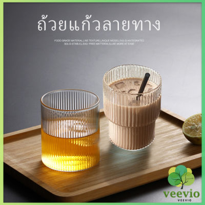 Veevio แก้วไวน์สร้างสรรค์ ถ้วยกาแฟ ถ้วยใสในครัวเรือน สปอตสินค้า glass cup