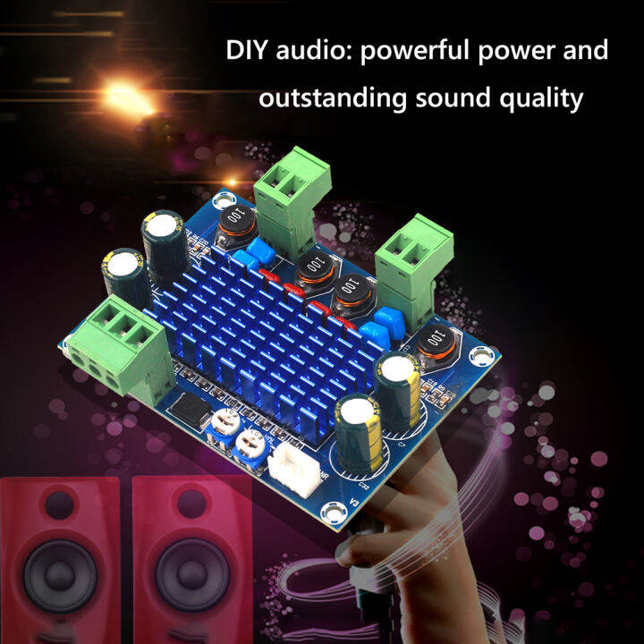 xh-m572-am-plifier-board-120wx2-tpa3116d2ดิจิตอล-power-am-plifier-โมดูล-dc-5-28v-เอาท์พุตแชสซีเอาท์พุทปลั๊กเฉพาะทางสำหรับ-diy-เสียงโฮมเธียเตอร์
