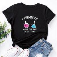 COD tjjs079 Chemistry Teacher NEW Korean Print T-shirt Womens Fashion Cotton Short Sleeve Tee Tops