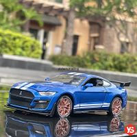 โมเดลรถยนต์ Ford Mustang Shelby GT500-fast furious ขนาด 1/32 ของเล่นสําหรับเด็ก เปิดประตู สว่างขึ้น เสียงเครื่องยนต์