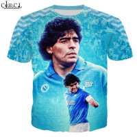 2023-Summer Football Ball King Diego Armando Maradona 3D Print Fashion Men Women Street Style T-Shirts