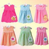 COD IOED95 Female Baby Girl Summer Dress Skirt 0-2Y Newborn Princess Dress