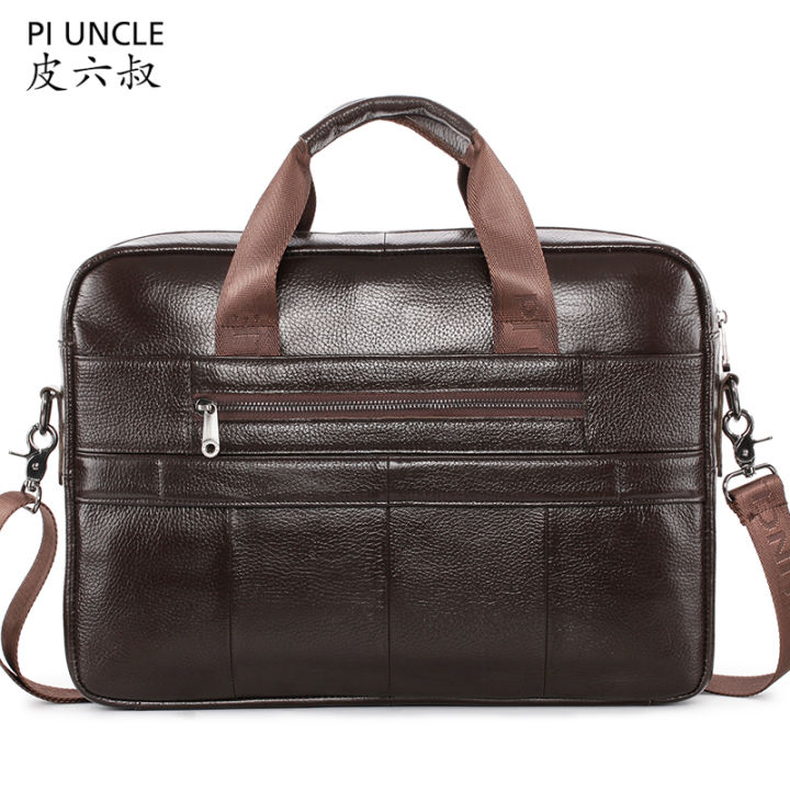 piunlce-genuine-leather-mens-briefcase-backpack-14-laptop-handbags-for-work-computer-bags-for-men-vintage-cowhide-crossbody-documents-laptop-business-bag-big-male-tote-crossbody-travel-messenger-shoul