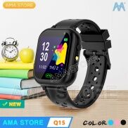 Đồng hồ Thông minh Trẻ em Model Q15 lắp SIM nghe gọi 2 chiều 3 màu Xanh