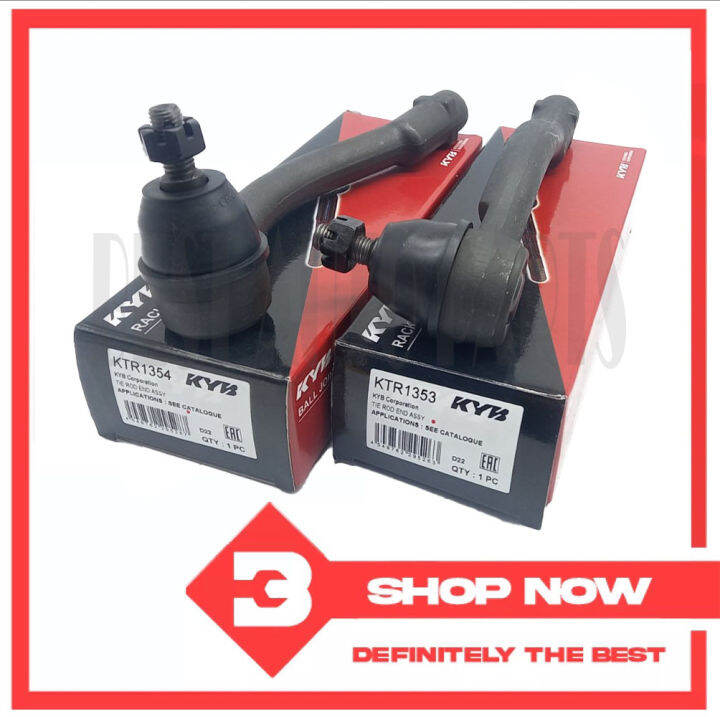 KYB (2pcs) Front Tie Rod Left and Right for Hyundai Accent 20072012