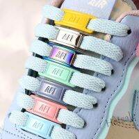 【hot sale】◑ D18 2022 Fashion DIY Blank AF1 Shoelaces Buckle Shoes Decorations Sneaker Kits Metal Buckle Stylish