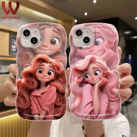 แฟชั่น Rapunzel Princess Wave เคสโทรศัพท์สำหรับ OPPO A7 A5S Realme A12 5 5i 5 S 6i /Realme C3 /Realme C33 C53 C51 C11 C35 /Realme 10 Realme 9/Realme 9 Pro + /Realme เคสหลังซิลิโคนนิ่ม C15/C12/C25