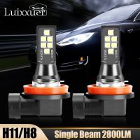 【CW】 2Pcs H8 H11 LED Car Fog Lamps 6000K 2800LM White Error Free Auto Bulbs 12V LED Headligts Fog Light Car Accessories