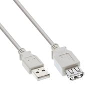 USB ทางการ2.0สายพ่วง USB ตัวป้องกันพอร์ตพิมพ์ความเร็วสูง USB 2.0ตัวผู้กับตัวเมียสายเคเบิลต่อขยาย20ซม. สำหรับแล็ปท็อปพีซี