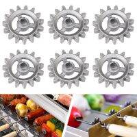 Bbq Accessories 6PCS DIY Frame Gear Automatic Rotating Barbecue Tool Electric Motor Gears All Kinds Flat Baking Needles