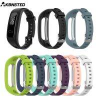 ✲ AKBNSTED Watch Band silikonowy pasek na nadgarstek dla Huawei Band 3e 4e inteligentny zegarek dla Honor Band 4 Running bransoletka wersja opaska