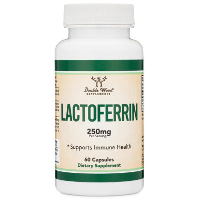 Double Wood Lactoferrin 250 mg. 60 Capsules