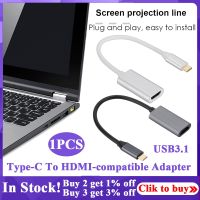 Tipe C Ke HDMI-Kompatibel Kabel Ultra HD 4K USB 3.1 HDTV Kabel Adaptor Konverter untuk MacBook Konversi Kabel Samsung S8 S9