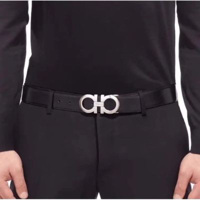 1:1 original Mens Casual Fashion Belt 3.5cm Versatile Business Belt with Box