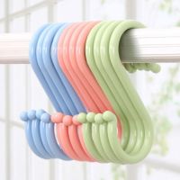 Portable Multi-purpose Kitchen Hooks Durable Home Organizer S Shape Plastic Clothing Rack Baby Stroller Hanger