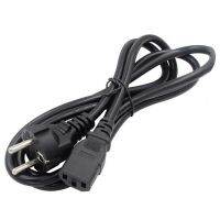 1.8m EU / Europe 3Pin Power Cord Cable EU 3Prong Laptop AC Adapter Lead 3Pin cablegGerman to IEC C14