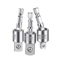 Power Drill Sockets Adapter Sets Rotatable Universal Joint Swivel Socket Set Impact Square Drive Adaptor Screwdriver Drill Bit