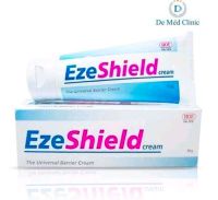 EzeShield Cream 50gm exp03/23ครีมปกป้องผิวจากสารก่อภูมิแพ้มืออักเสบเรื้อรัง  DeMed Clinic