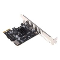 PCI-E to USB 3.0 Expansion Card 5Gpbs Type E PCI for EXPRESS Card 19/20 Pin Header for Type C Front Panel Mount Adapter .