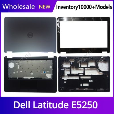 New Original For Dell Latitude E5250 Laptop LCD back cover Front Bezel Hinges Palmrest Bottom Case A B C D Shell Metal