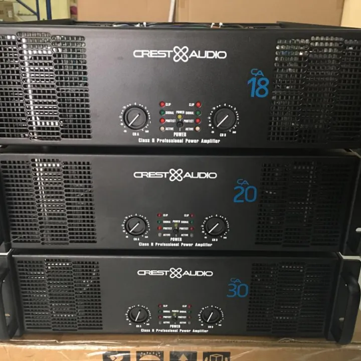 POWER AMPLIFIER CREST AUDIO CA18/CA 18 BODY PANJANG Lazada Indonesia