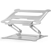 ‘；【-【=】 Aluminum Alloy Adjustable Laptop Stand Folding Portable For Macbook Air   HP Lenovo Tablet Portable Aluminum Support