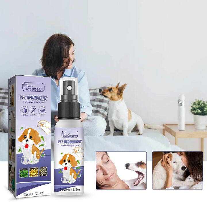 Yegbong Deodorant Spray Dogs and Cats Remove Urine Odor Body Odor