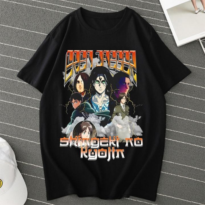 vintage-90s-eren-yeager-shingeki-no-kyojin-shirt-t-shirt-animes-tee-attack-on-titan-eren-yeager-shirt-anime-gildan-spot