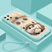 เคส Realme 5i C3 5 6i 6 9 Pro Plus 5G 7 7Pro Realme C35 8เคสโทรศัพท์ Tpu แบบน่มลายการ์ตูนแพนด้า