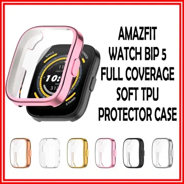 Amazfit Bip 5 Full Coverage Soft Tpu Protector Case Amazfit Bip5 Full  Coverage Cover