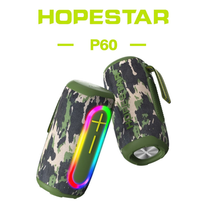 hopestar-ipx6-p60กันน้ำ10w-66mm-ลำโพงบลูทูธใช้กลางแจ้ง