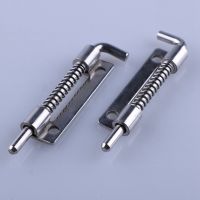 【LZ】 1Pc 9cm Long Silver Stainless Steel Door Latch Sliding Lock Barrel Bolt Latch Hasp Staple Gate Safety Lock