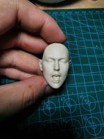 16 Scale Beauty Head Sculpt สำหรับ12นิ้ว Action Figure ตุ๊กตา Unpainted Head Sculpt No.432