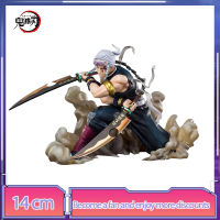 Demon Slayer รูป Uzui Tengen อะนิเมะตัวเลข Battle Double มีด Figurine Pvc ตุ๊กตาตุ๊กตาสะสมเครื่องประดับของเล่นเดสก์ท็อป Gift