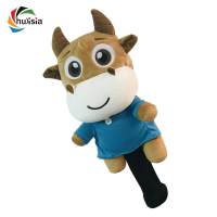 chulisia Plush Animal Cow Golf Club Headcover Protective Head Cover Fits 460cc Drivers