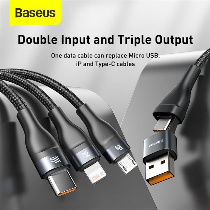baseus-pd-100w-usb-c-cable-for-iphone-12-pro-3-in-1-micro-usb-data-wire-qc-type-c-fast-charging-for-xiaomi-samsung-chagrer-cable