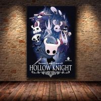 Hollow Knight Canvas Wall Art โปสเตอร์และพิมพ์สำหรับห้องนอนตกแต่งบ้าน Liyanhong2