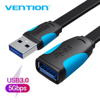 [HOT RUXMMMLHJ 566] Vention USB 3.0สายพ่วงสายเคเบิลตัวผู้ไปยังเต้ารับต่อ USB ความเร็วสูง3.0สายเคเบิลแบบขยายสำหรับการต่อ2.0 USB แล็ปท็อป PC