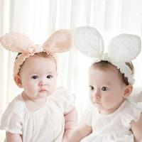 น่ารักสายรัดศีรษะสำหรับทารกยืดหยุ่นใหญ่ Bowknot Headwraps กระต่ายหูเจ้าหญิงเด็กที่คาดผมเด็กทารกของขวัญวันเกิด