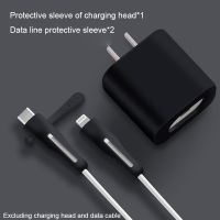 Pelindung Kabel untuk iPhone 11Pro 12 Pengisi Daya Cepat 20W Pelindung Kepala Kabel USB Pelindung Kabel Lengan Pelindung