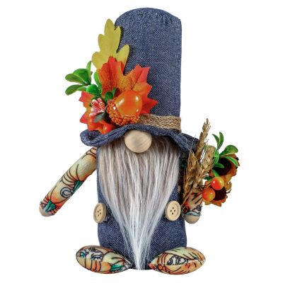 MYTOOLS ตุ๊กตาเอลฟ์หน้าต่างบ้านวันขอบคุณพระเจ้าตุ๊กตาคริสต์มาสของตกแต่ง Gnome
