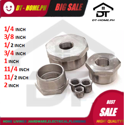 YQ- HEAVY DUTY Fittings Bushing Reducer Stainless Steel 304 Pipe ...