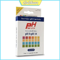 แถบทดสอบ100ct Z3V36VRC มีความไวสูง0-14 HH กระดาษลิตมัสมีความแม่นยำสูงกระดาษตรวจสอบค่า PH ตู้ปลาสระว่ายน้ำสปาน้ำประปาอย่างดี